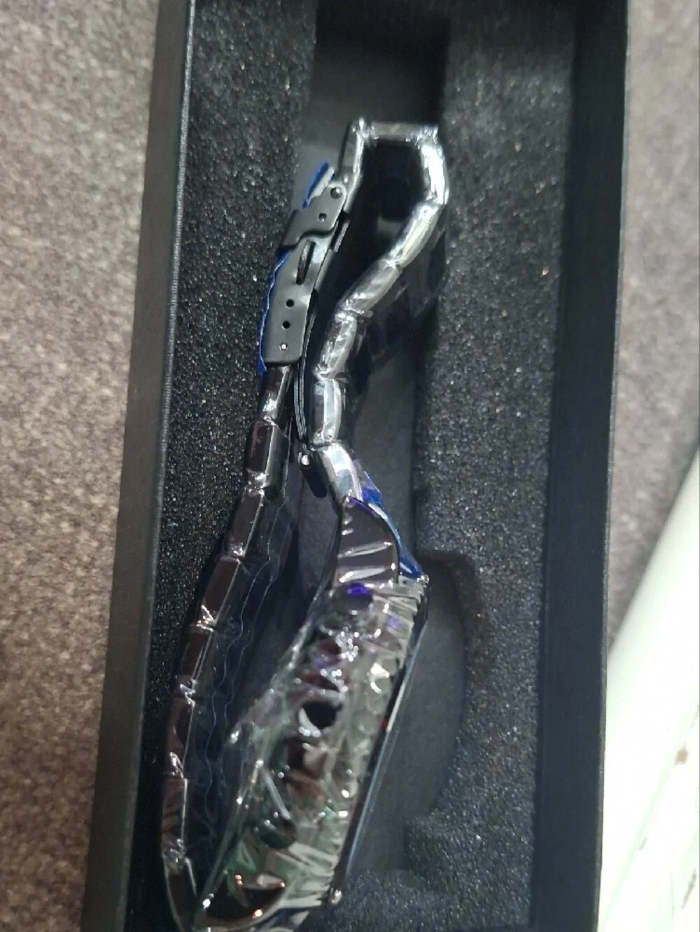 Black Men's Wristwatch with Metal Bracelet - WISHDTIL
